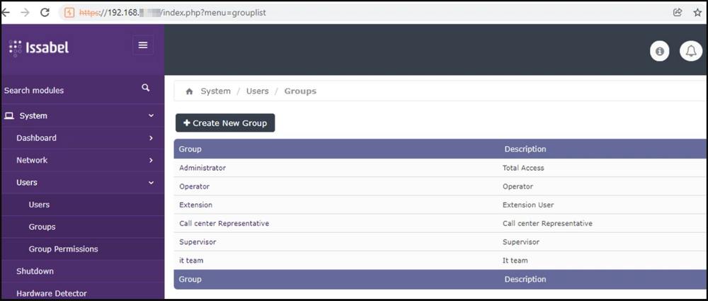 The user group removed after the CSRF exploit runs